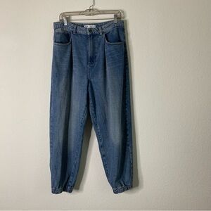 Zara womens blue slouchy denim jeans 10